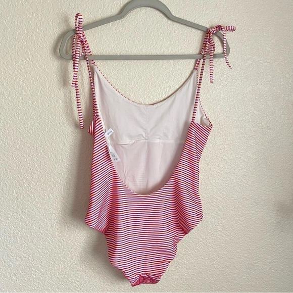 Onia Ginny Poppy Striped One Piece Swimsuit L Multicolor - Picture 4 of 9
